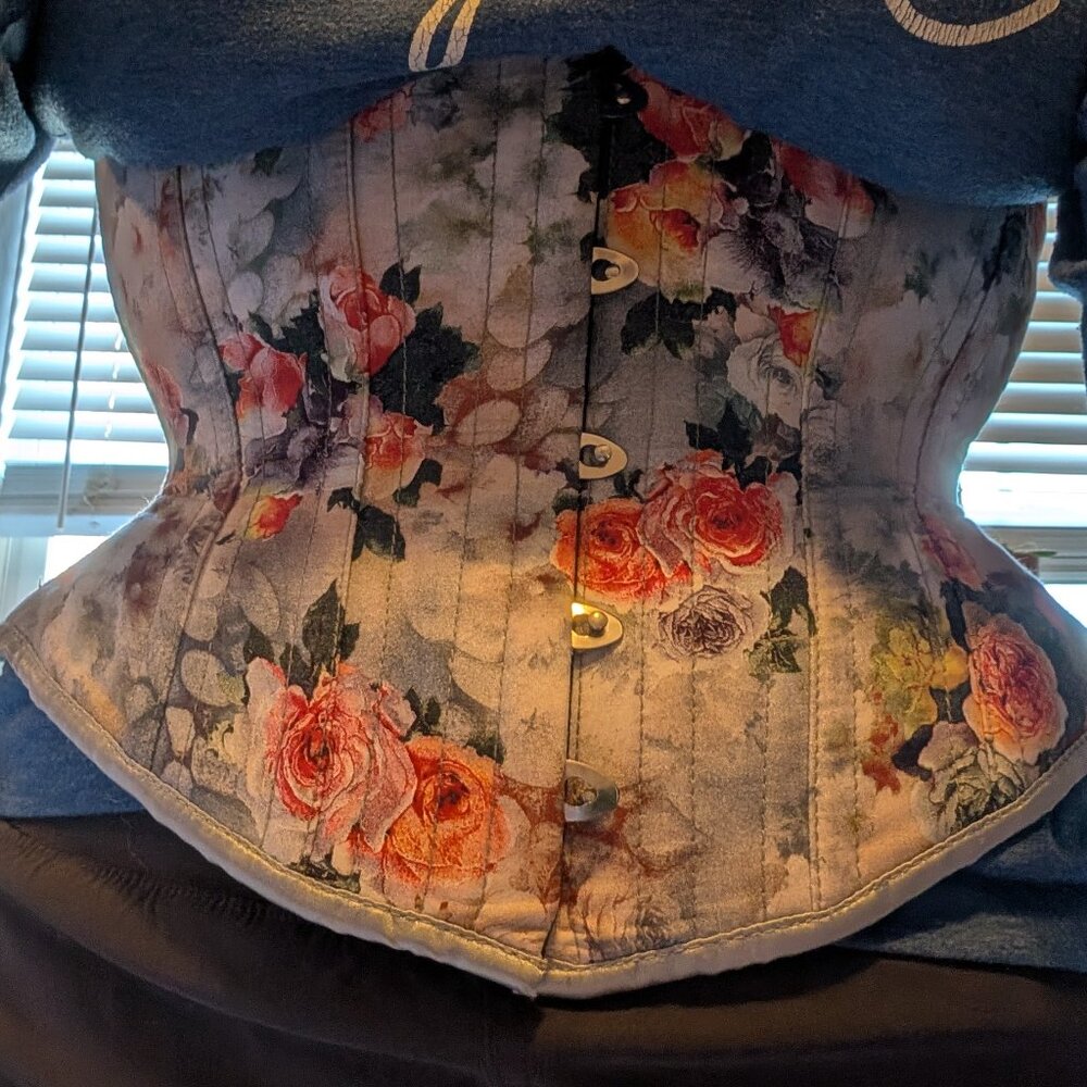 Corset size 28 floral